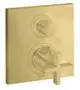 AXOR-HG-AXOR-Citterio-Thermostat-Unterputz-mit-Ab-und-Umstellventil-und-Kreuzgriff-Brushed-Brass-39725950 gallery number 1